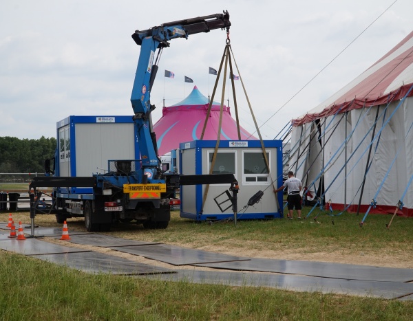 Fourniture de 39 modules pour l' édition 2018 du Dour festival