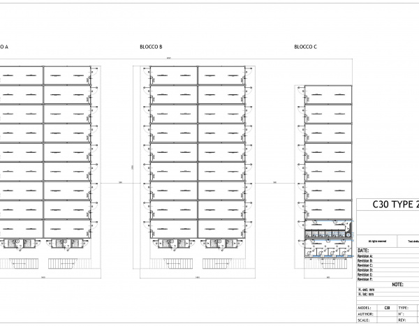 2 verdiepingen tellend gebouw in 3D