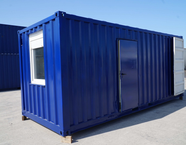 Module combiné Bureau / Stockage 20'' (+/- 14,70 m²)