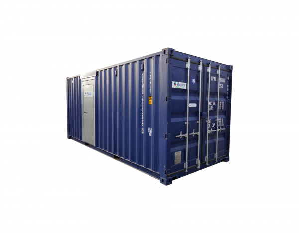 Module combiné Bureau / Stockage 20'' (+/- 14,70 m²)