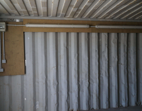 Stockage 60'' assemblage 3 conteneurs  ( +/- 44,30 m² )