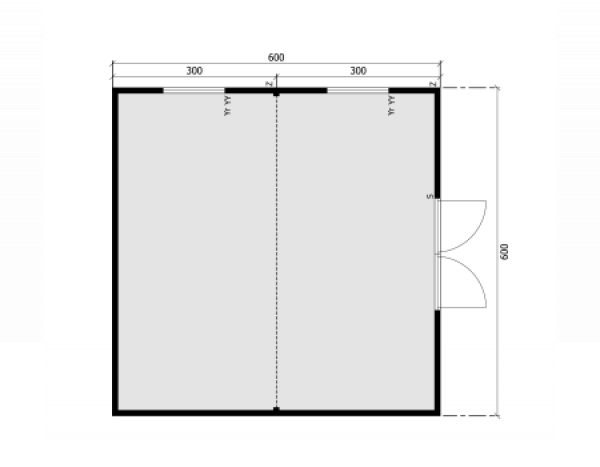 ( SOLID 6X6M ) –  Werkplaatsunits 2 GESCHAKELDE UNITS