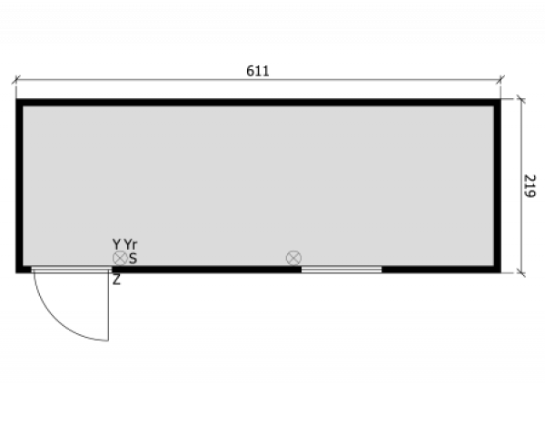 ( REX 61 ) - 6,11X2,19M - STANDARD